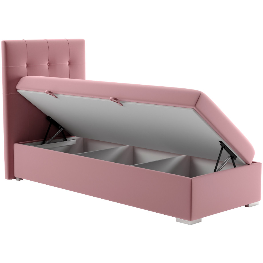 Upholstered bed MARANTA 90x200 left madryt 990