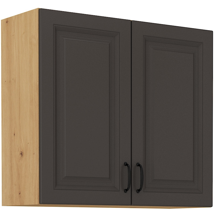 Wall cabinet 80 STILO ST12 artisan oak / graphite