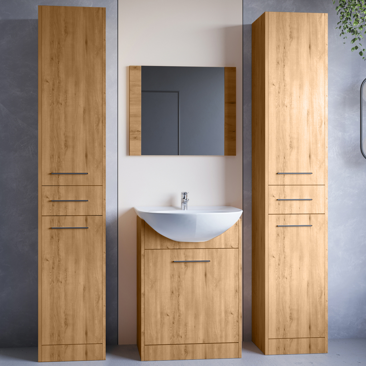 Bathroom Furniture SLIM MAX artisan oak