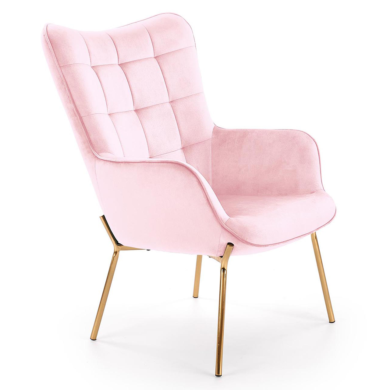 CASTEL 2 lounge chair light pink