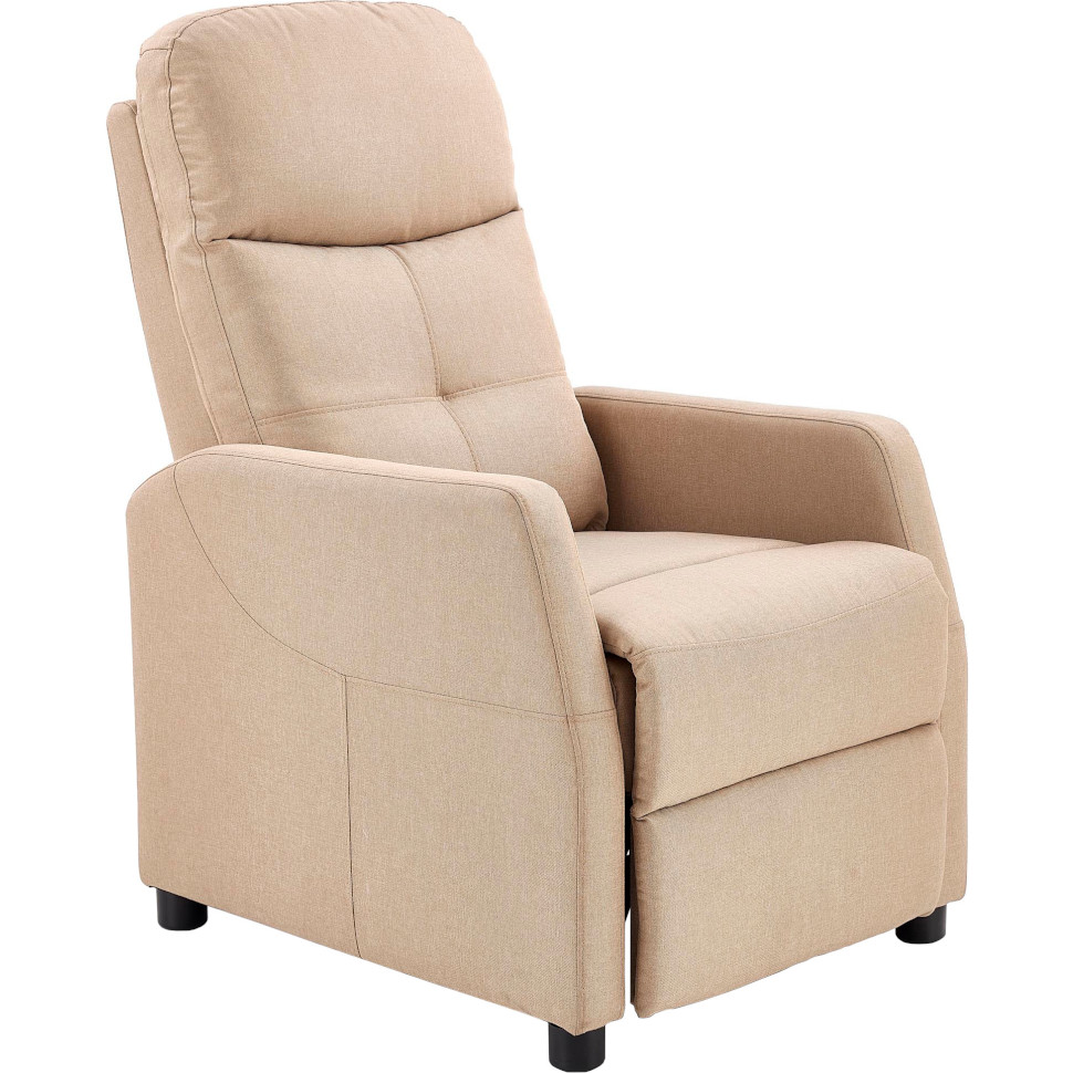 filip beige reclining armchair