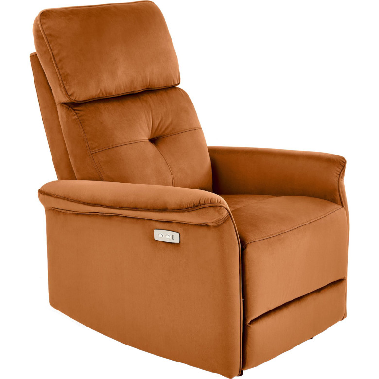 cinnamon saphire reclining armchair