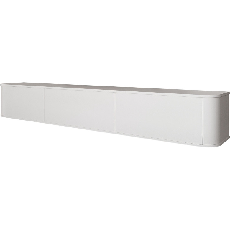 Azelio 215 white TV chest of drawers