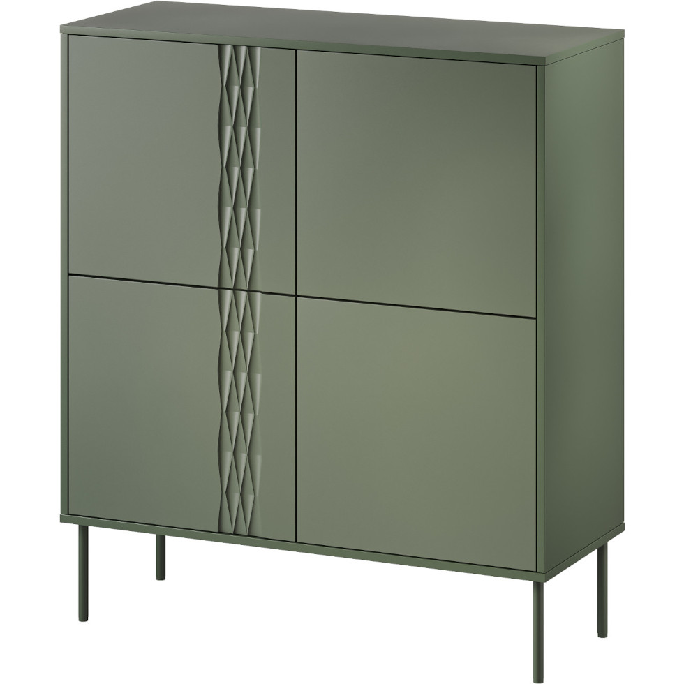tiffany chest of drawers 4d green matt