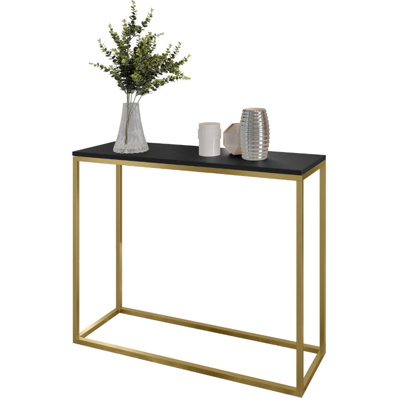 Aramis console 80cm gold black