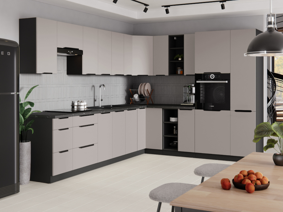 kitchen silvia 1 black cashmere