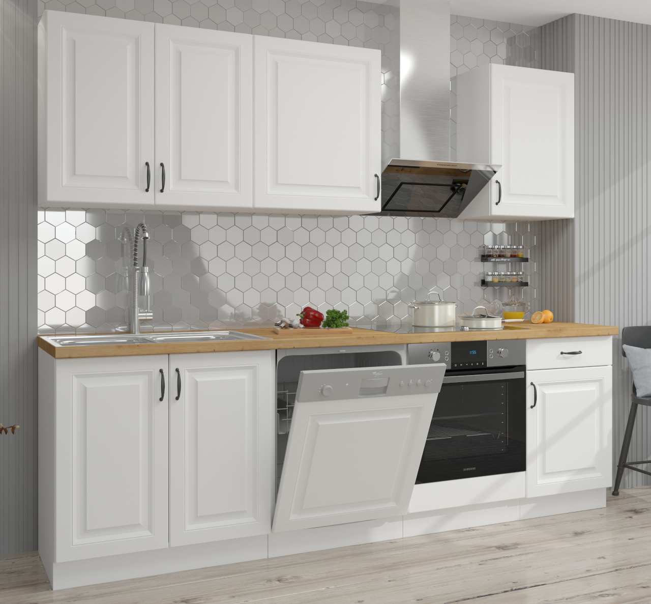 Kitchen STILO 1 white