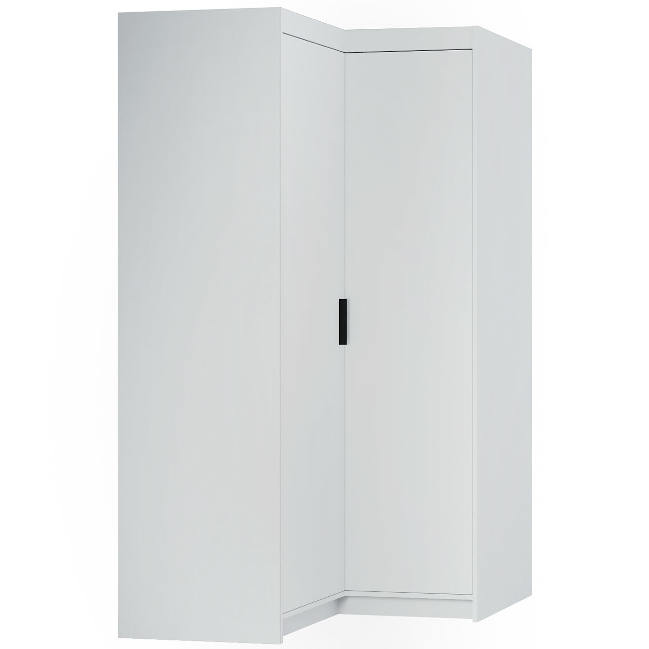 lempert corner wardrobe 2d white