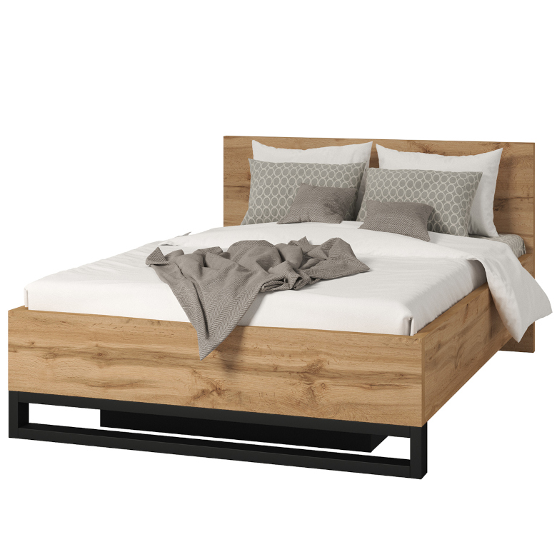 bed 140 helen hl50 oak wotan