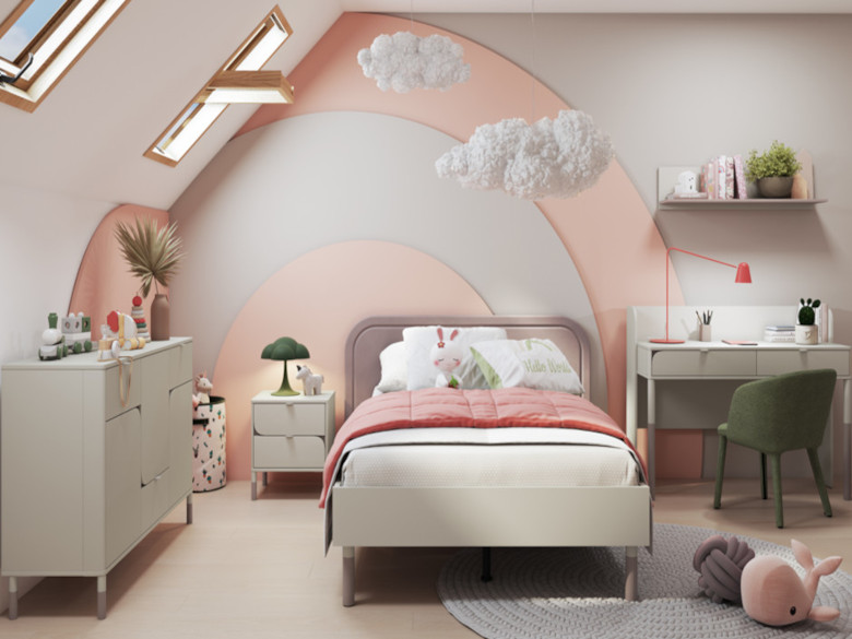 harmony 1 youth furniture cashmere truffle oak