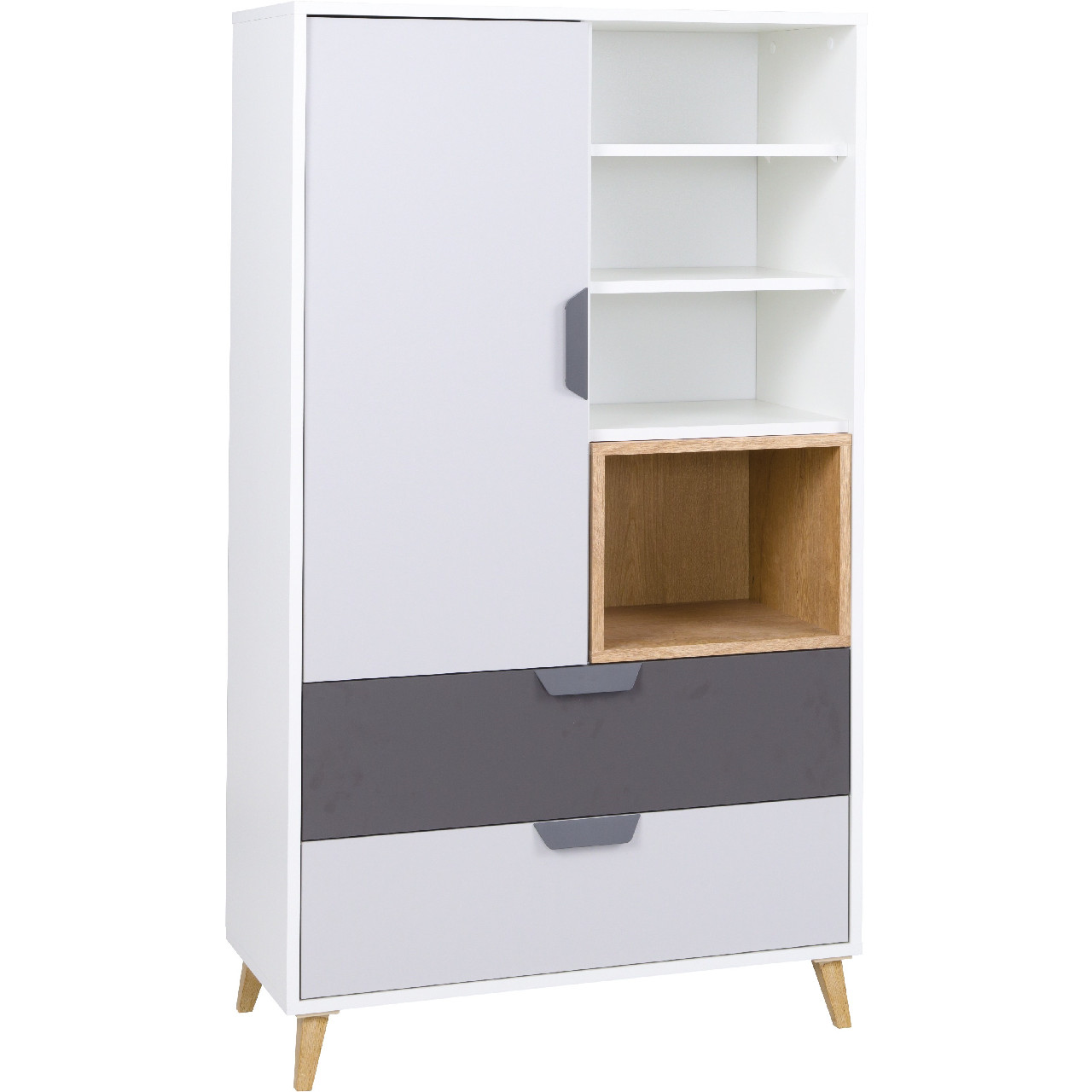 JOKI JK05 shelf white/graphite/gray