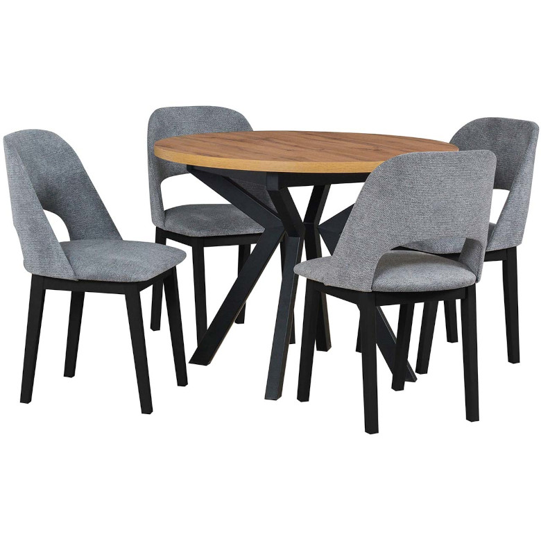 ds58 artisan lainat table black dk28 chairs