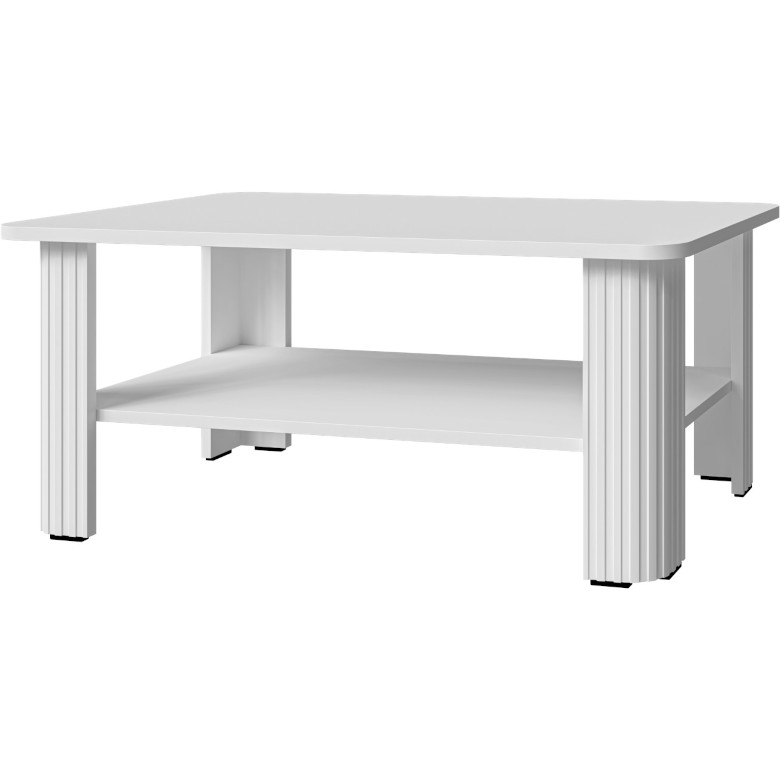 creek coffee table, white matt