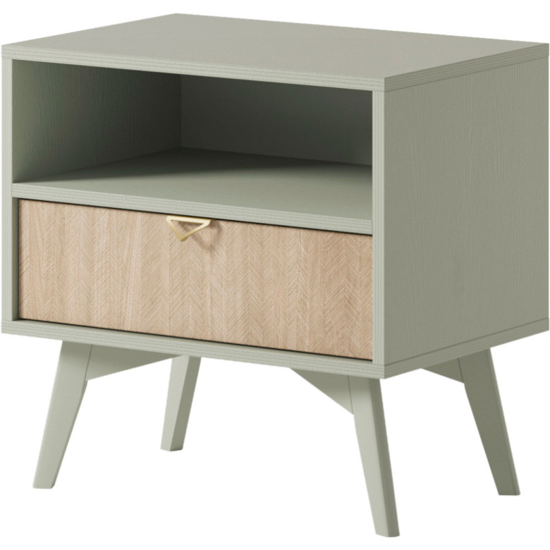 Wald 06 eucalyptus scandi bedside table