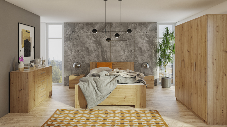 boney 8 oak artisan bedroom