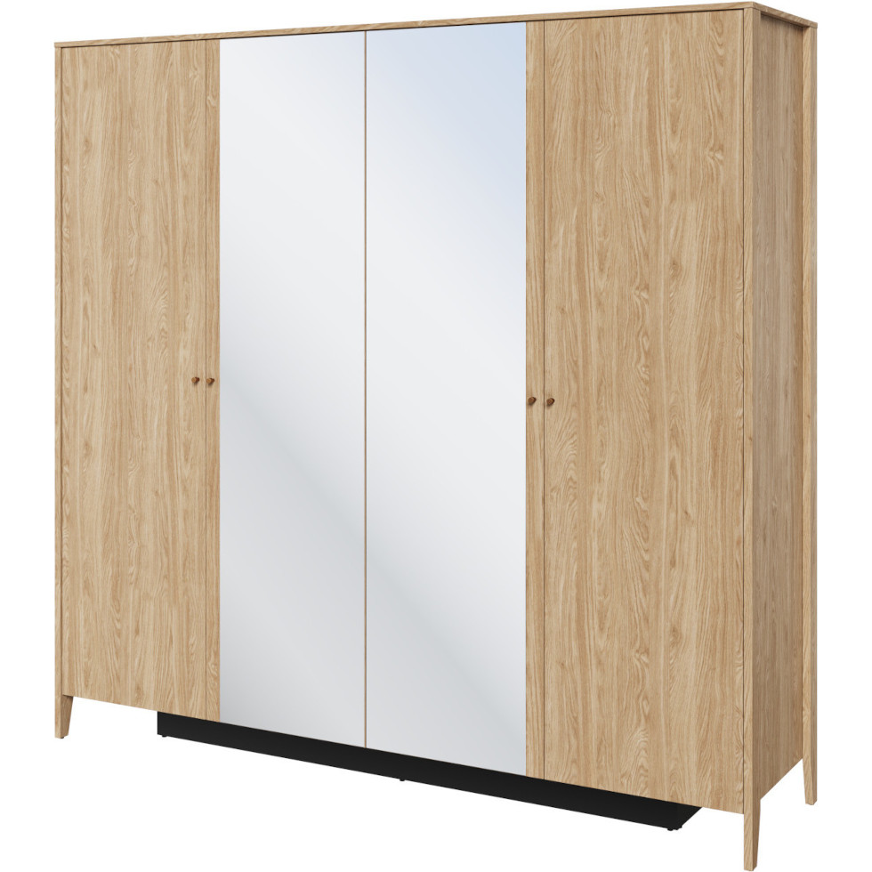 wardrobe cozy0cz01 oiled oak