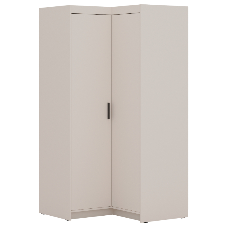 Eleni 2D corner wardrobe, sand-free