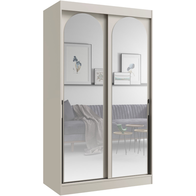 120 Mogi Sliding Wardrobe Cashmere Black