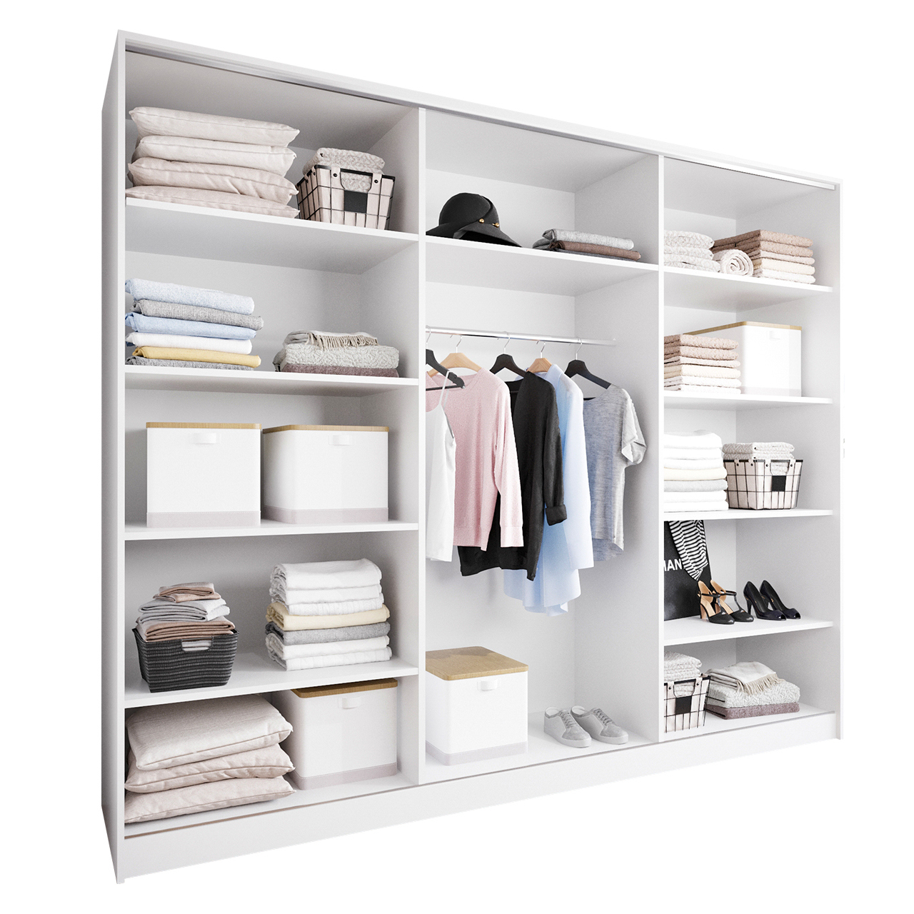 interior of the wardrobe 14