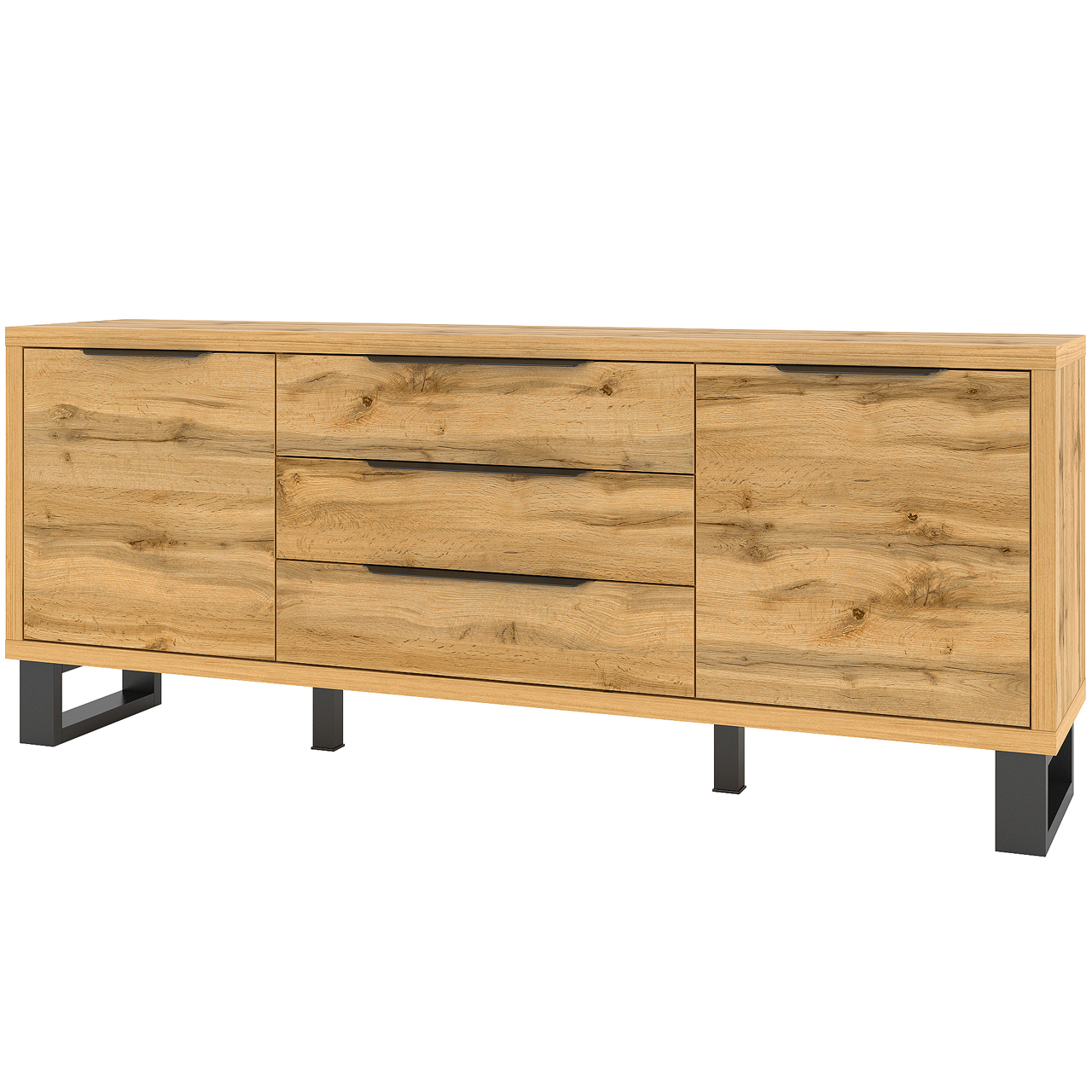 Storage cabinet HALLE HL25 wotan oak - Furnitop shop