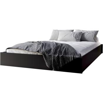 Floor bed 180x200 KISTE black