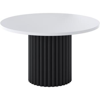 Round Coffee Table CASCANO black / white