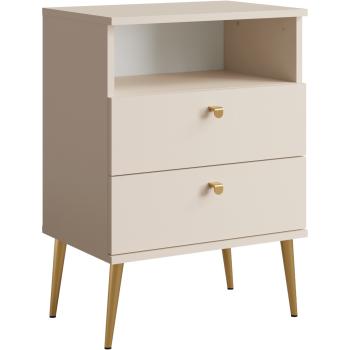 Bedside cabinet HUGH I beige