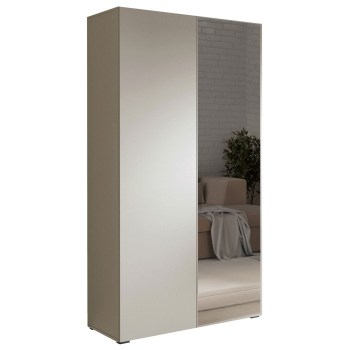 Wardrobe with mirror CABO 1L 100 cashmere