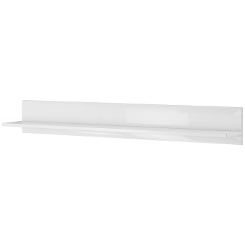 Shelf TUSLA TU01 white / white gloss