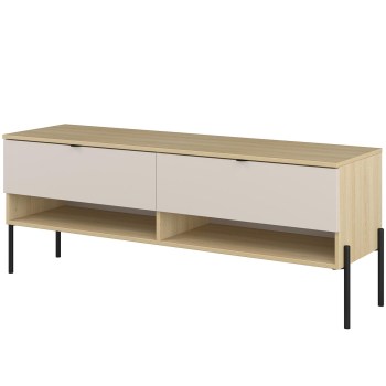 TV cabinet DORE 41 lindberg oak / cashmere