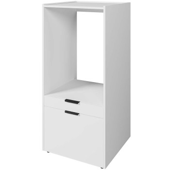 Washer / dryer cabinet VESA 60 white