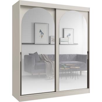 Sliding wardrobe 180 MOGI cashmere + black