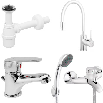 Basin taps and siphons